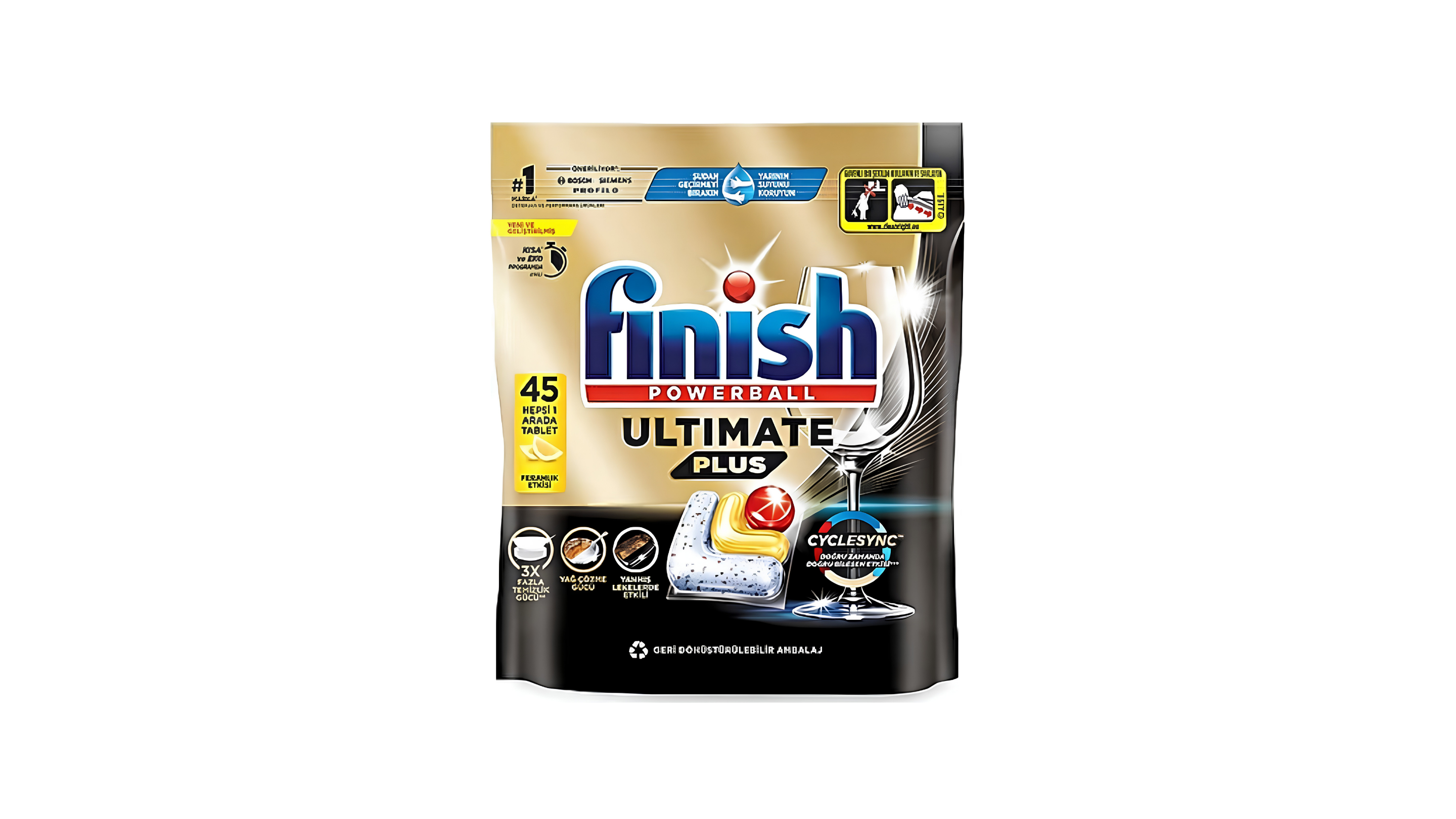 Finish Ultimate Plus 45 კაფსულა