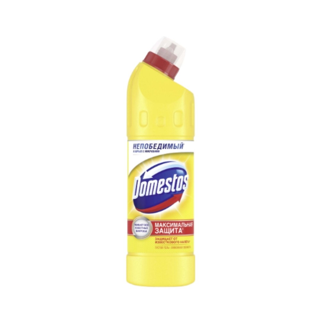 Domestos უნიტაზის და აბაზანის საწმენდი საშუალება „ლიმონი“ 750მლ Domestos უნიტაზის და აბაზანის საწმენდი საშუალება „ლიმონი“ 750მლ