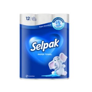 Selpak სამზარეულოს ხელსახოცი 12 ც 3 ფენა